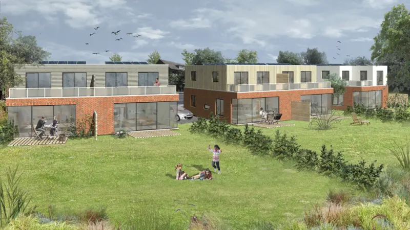 Neubau von 6 Doppelhaushälften., 21339 Lüneburg, Doppelhaushälfte