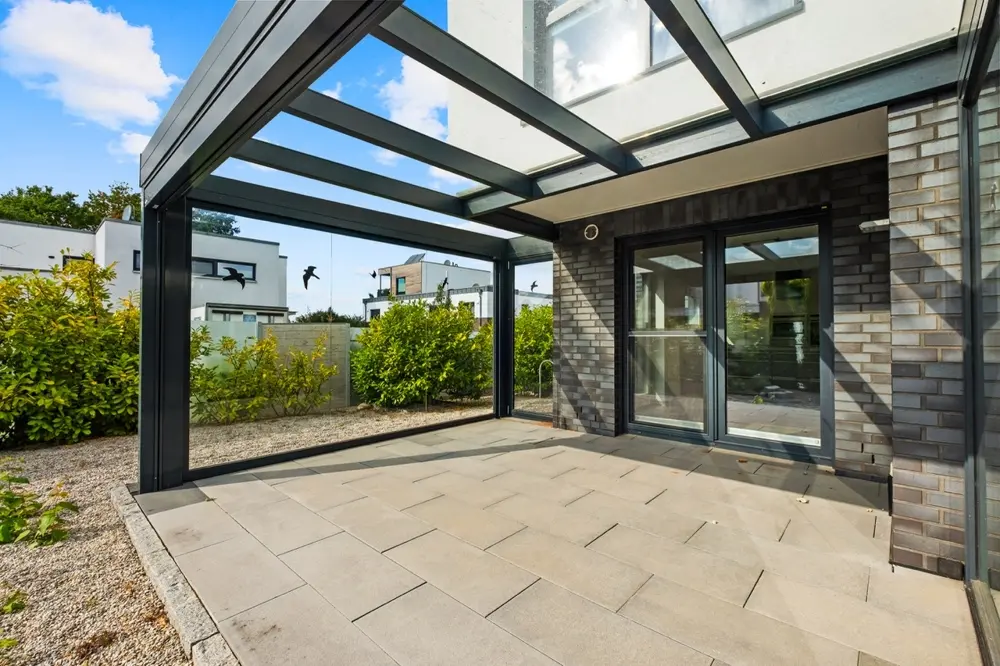 Geschützte Terrasse