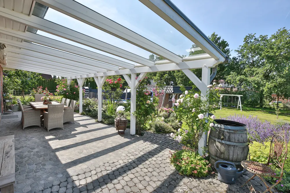 Überdachter Terrassenbereich