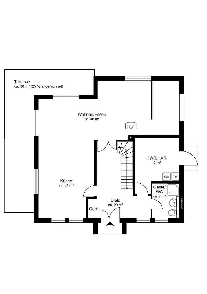 Grundriss Erdgeschoss