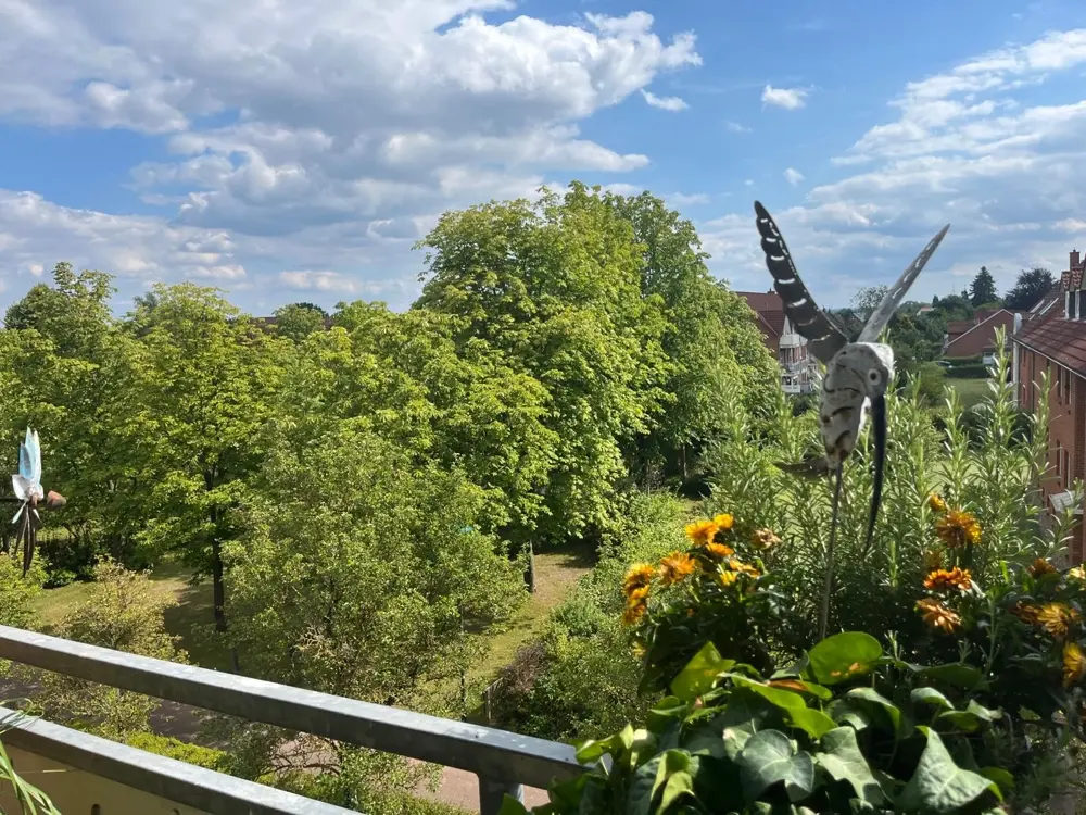 Aussicht vom Balkon