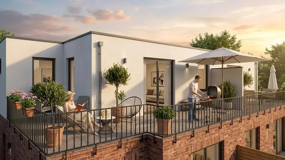 Penthouse mit großer Sonnen-Dachterrasse