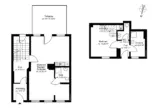 Grundriss Erdgeschoss Haupt- und Nebengebäude